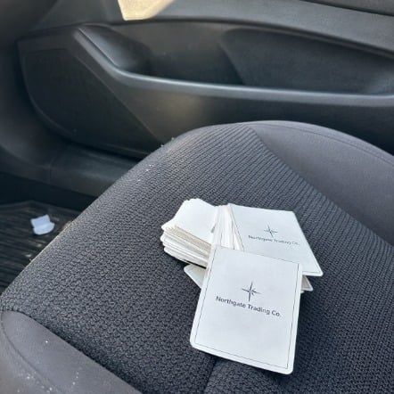 Promotional custom playing cards with company logo